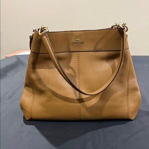 Coach Brown Leather Shoulder Bag